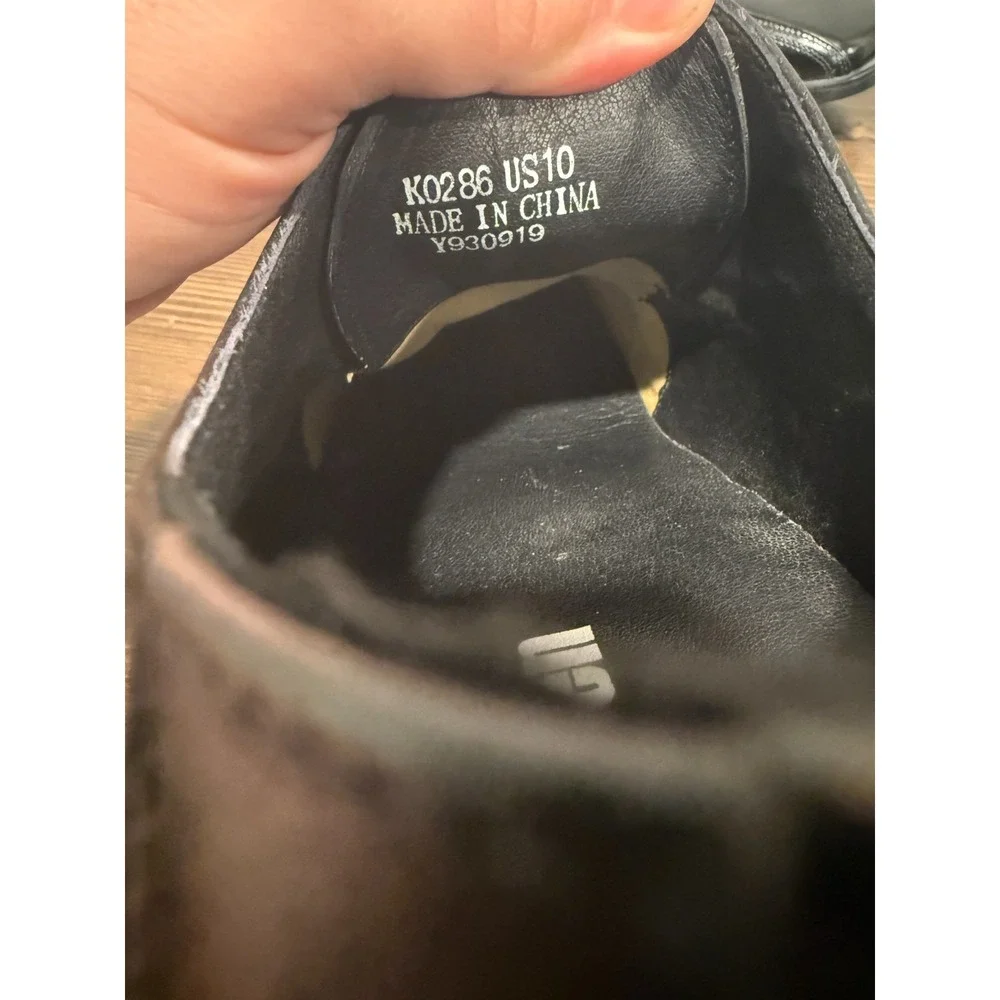 CALDEN K0286 3 Inches Elevator Height‎ Increase Classic Patent Leather Size 10